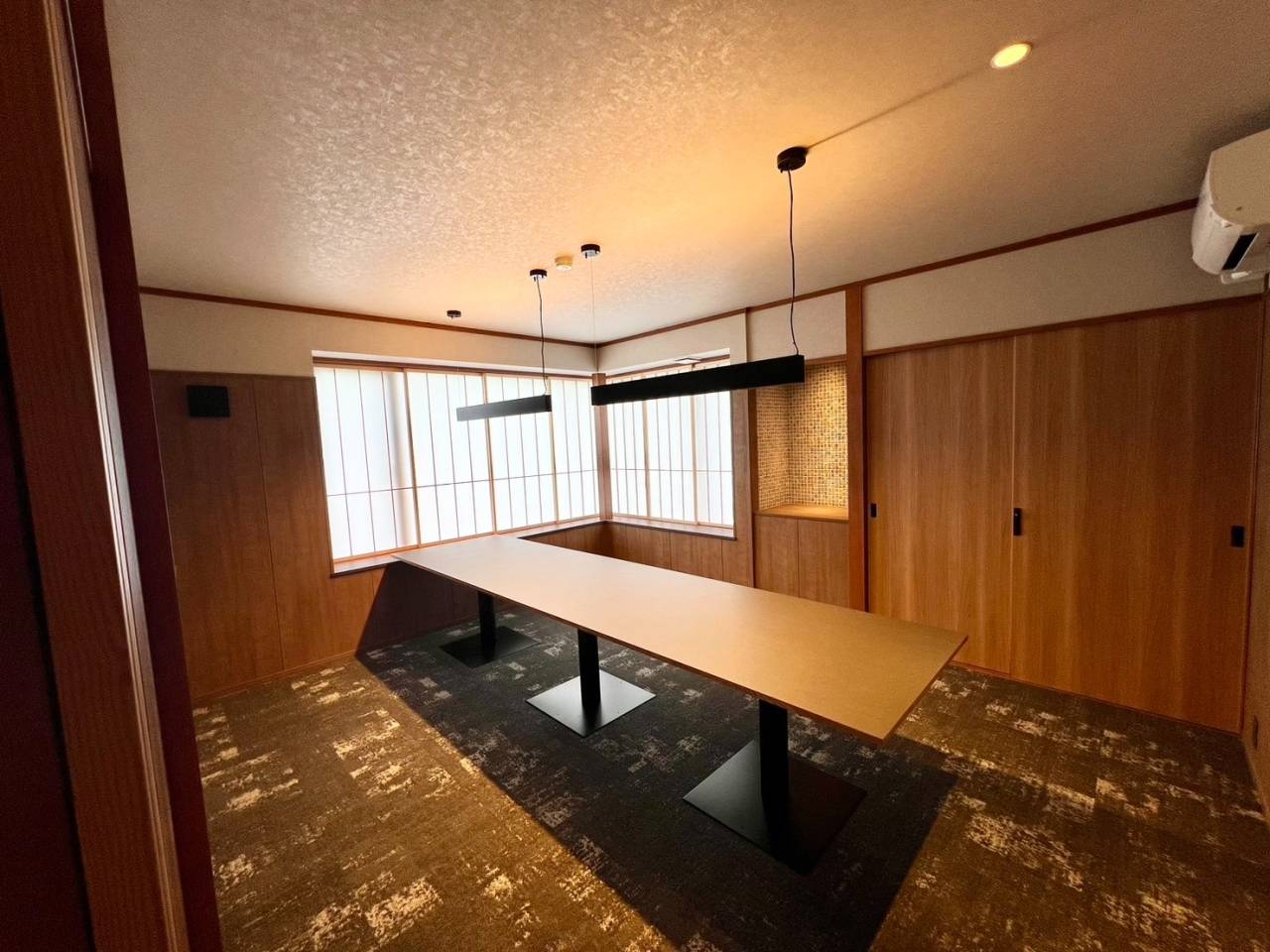 旅館の改修工事が終わりました。